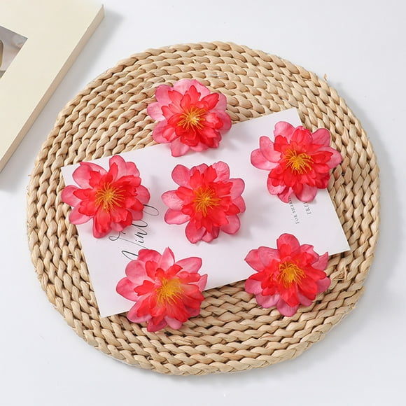 Cabeza De Flor De Simulaci N, Decoraci N De Flores De Seda, Materiales De Flores Artificiales Hechos a Mano, Dise O Realista, Para Decoraci N Del Hogar Y Eventos, Arreglo Floral Est Tico