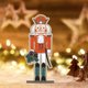 thumbnail image 4 of de estatua de madera de Navidad, modelo de artesanía de escultura regalo de año Nuevo, decoración de mesa de oficina de Festival Rey Macarena Figuritas artesanales, 4 of 7