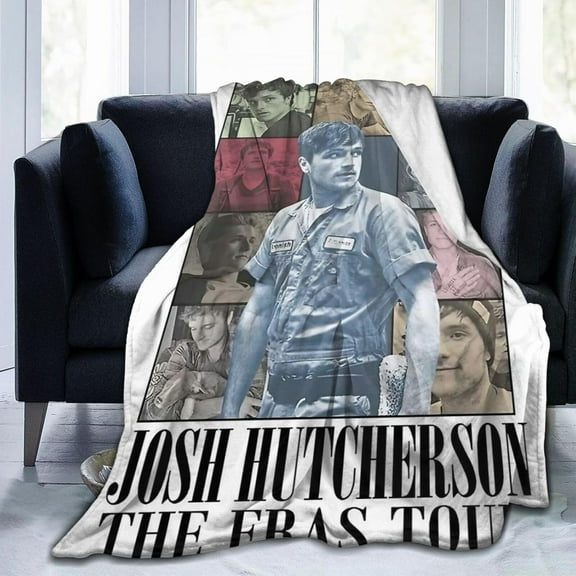 Josh Hutcherson Blanket Anti-Pilling Throw Blanket Plush Blanket Lightweight & Ultra-Soft, Warm & Comfy Flannel Fleece Blanket for Couch, Bed, Sofa, 30x40