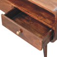 thumbnail image 6 of Artisan Furniture Solid Wood Curved California Walnut Media Unit Television Stand, 6 of 8