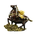 thumbnail image 4 of Estatua de caballo Fengshui Figura de resina Obra de arte Coleccionable Adorno de mesa para Vistoso, 4 of 9