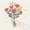 Beige Cute Flower, variant on Yayeee Faucet Mat for Kitchen Sink 14.7" Diatomite Long Splash Guard Pad, Red Nordic Christmas