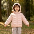 thumbnail image 6 of Busydd Baby Boys Girls Winter Coats 0-15 Years Lightweight Warm Long Sleeve Puffer Jacket Casual Comfy Solid Color Zip Up Hooded Down Coat, 6 of 8