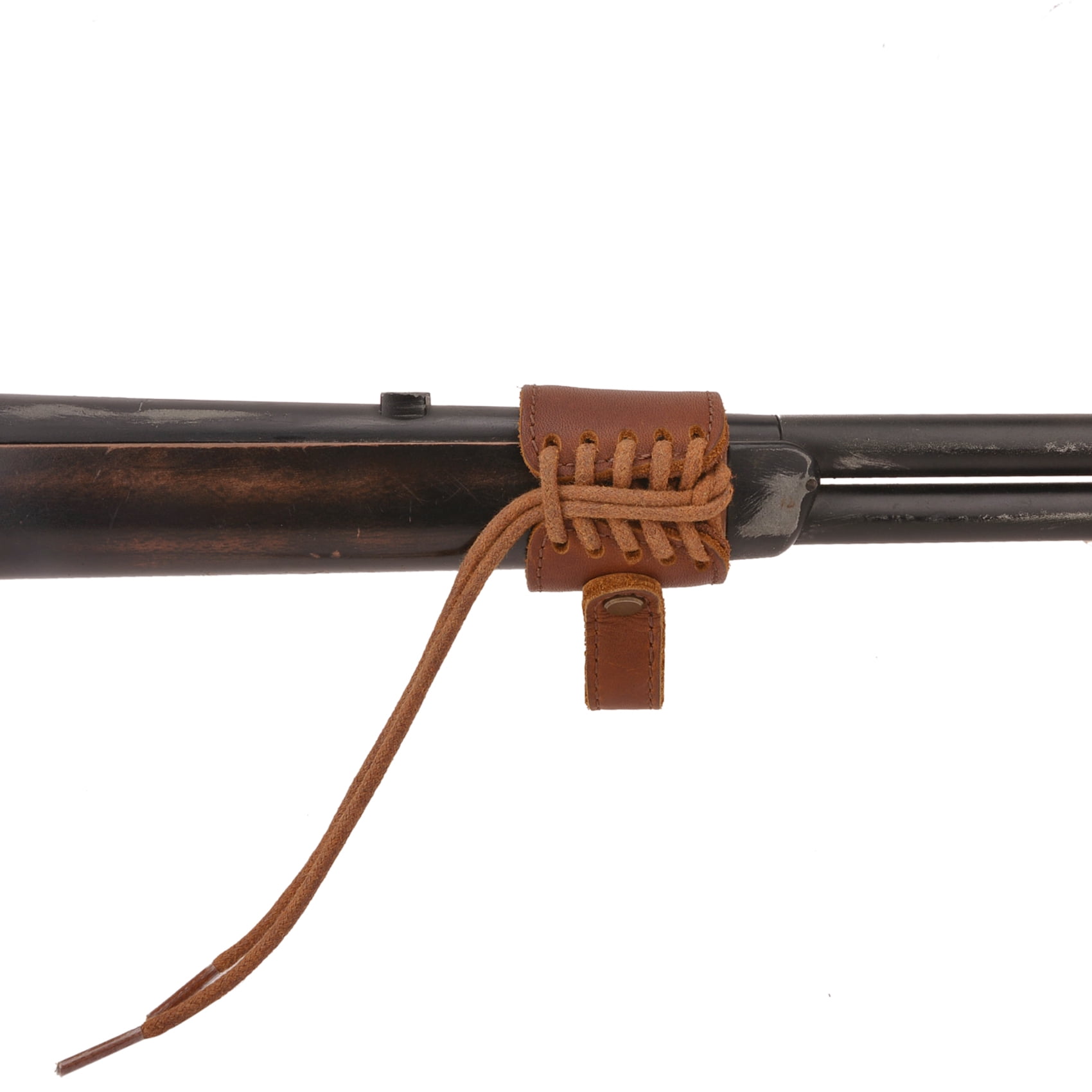 Leather Gun Sling Barrel Mount Gun Holster for Not Drilling Wood of Your Gun