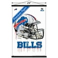 thumbnail image 3 of NFL Buffalo Bills - Drip Helmet 20 Wall Poster with Wooden Magnetic Frame, 22.375" x 34", 3 of 3