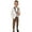 Brown, variant on ETHAN Boys 3 Piece Slim Fit Formal Suit for Boys One Button Suit for Kids Wedding Formal Dresswear for Boys Size 5