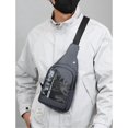 thumbnail image 3 of Sling Bag Crossbody Backpack for Men Sling Backpack Hiking Daypack Multipurpose Cross Body Chest Bag, 3 of 6