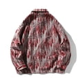 thumbnail image 4 of Blusa y camisa de manga larga con cuello vuelto para hombre, estilo informal, a cuadros, con bolsillos y botones, de licra, 4 of 9