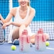 thumbnail image 5 of Botella de agua deportiva, botella de agua de 2,2 L, botella deportiva grande con asa, sin BPA, muy adecuada para deportes y actividades al aire libre, 5 of 6