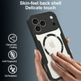 thumbnail image 2 of TECH CIRCLE Compatible with iPhone 17 Magnetic Case Clear Full-Body Screen Protector Drop Proof Bumper Compatible with Magsafe Protection Shockproof Cover for Women Man ,Black, 2 of 10