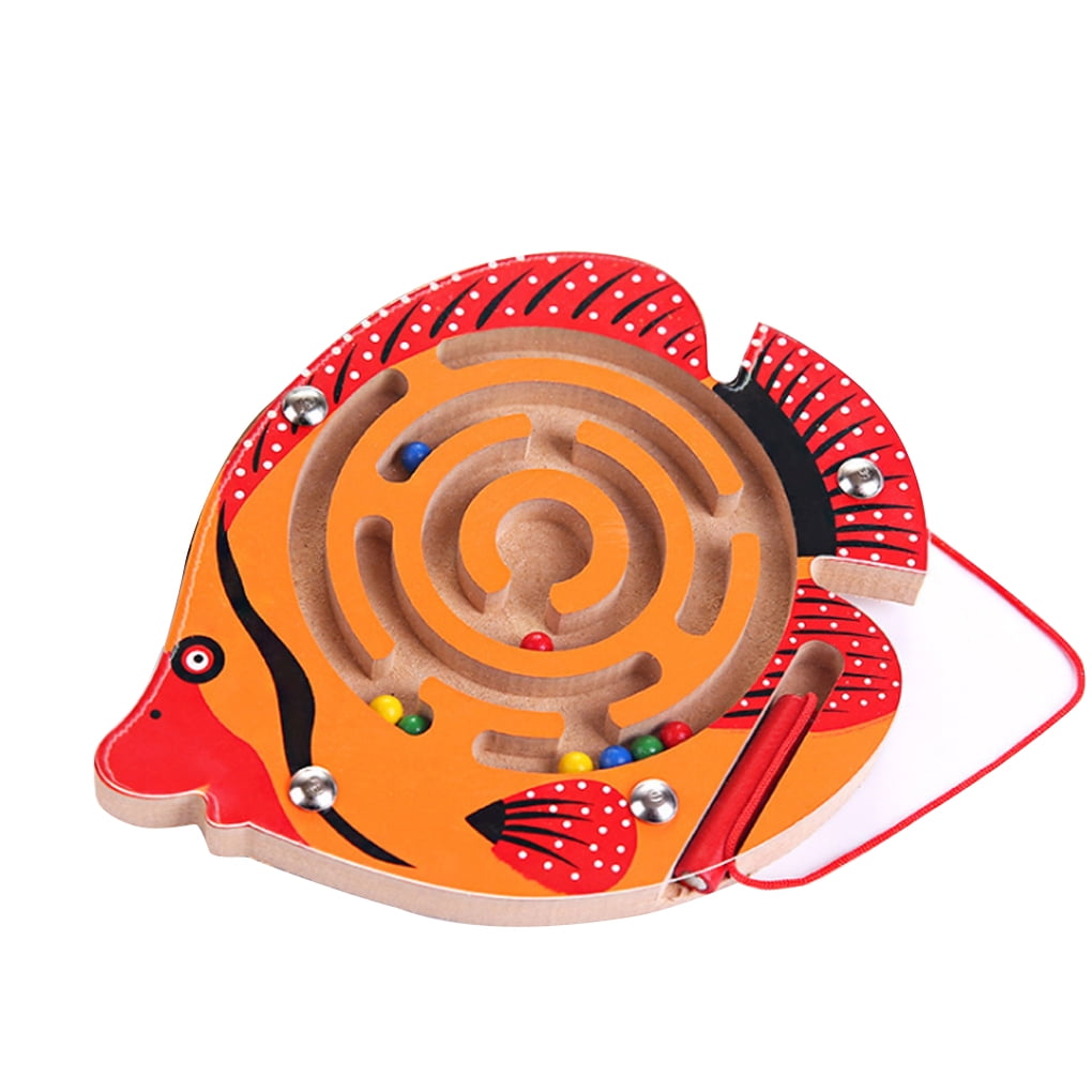 wooden maze toy