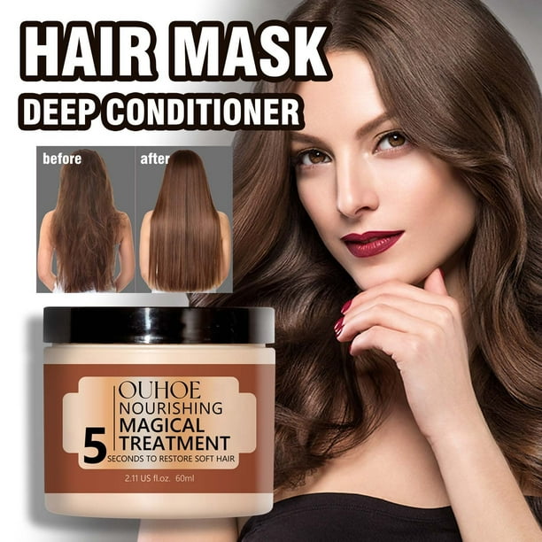 Puntoco Mascarilla para el cabello Acondicionador Mascarilla para el cabello Reparador de cabello dañado Acondicionador para cabello seco Cuidado hidratante para cabello seco o dañado