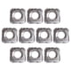 thumbnail image 1 of 10x revestimientos de babero para quemador de de Gas, cubiertas de para cocina, protector de de papel de aluminio, protectores de Cuadrado Baoblaze Cubiertas para quemadores de estufa, 1 of 8