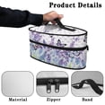 thumbnail image 5 of HELLHERO Steam Iron Storage Holder Butterfly Flower Protective Protective Travel Steamer Bag Fits Travel, Case Only, 5 of 6