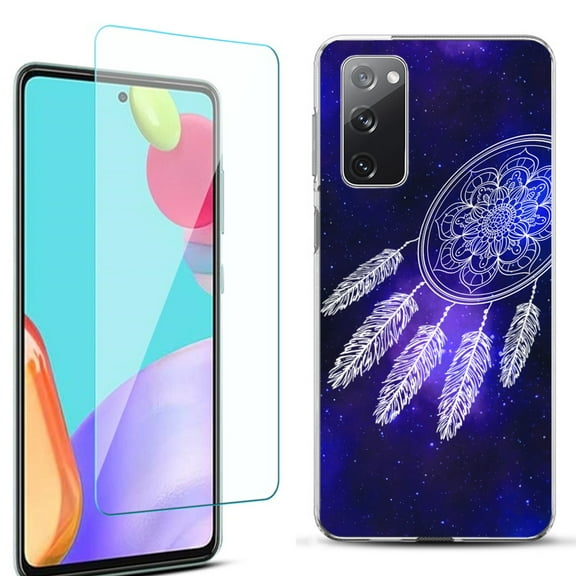 Slim-Fit Protective Phone Case for Samsung Galaxy S20 FE 5G Fan Edition, with Tempered Glass Screen Protector, by OneToughShield ® - Dream Catcher