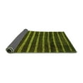 thumbnail image 2 of Ahgly Company Indoor Rectangle Abstract Green Modern Area Rugs, 2' x 4', 2 of 4
