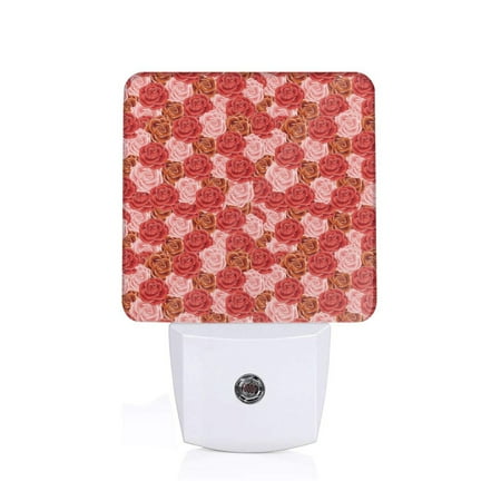 

Sigee Rose Flowers for Night Lights Plug into Wall Dusk to Dawn Sensor Warm White Led Night Light 0.5W for Kid Hallway