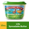 Challenge Butter Lite Flavored with Olive Oil Spreadable Butter, 15 Oz.