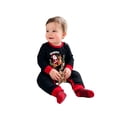 thumbnail image 4 of Miaoju Holiday Family Pajama Set Christmas Family Matching Pajama Set Long Sleeve Top And Pants Warm Yet Breathable for Winter Nights Ideal for Christmas Gatherings, 4 of 7