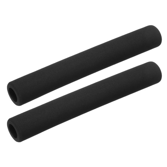 Pipe Insulation Tubes Foam Tubing for Handle Grip Support 18mm ID 30mm OD 295mm Heat Preservation Black 2pcs