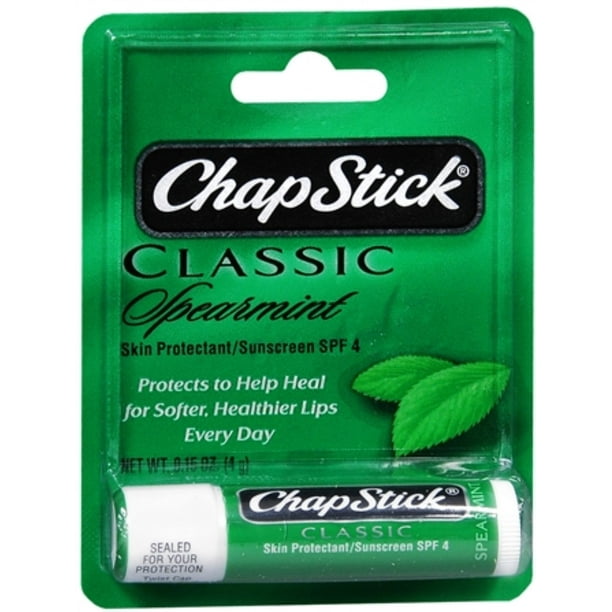 4 Pack - ChapStick Lip Balm Spearmint 0.15 oz - Walmart.com - Walmart.com 4 Pack - ChapStick Lip Balm Spearmint 0.15 oz - Walmart.com - Walmart.com