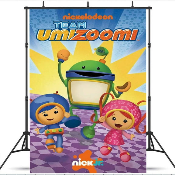 Team Umizoomi Party Supplies Backdrop Banner Poster Birthday Decorations Background for Photography Taspestry