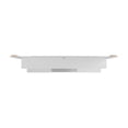 thumbnail image 5 of Plaza 64.25 Modern Floating Wall Entertainment Center with Display Shelves in Off White, 5 of 7