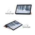 thumbnail image 3 of Case for Nokia T21 Case 10.4 Inch 2022, Trifold Slim Smart Stand Cover Hard Shell for Nokia T21 10.4" Tablet 2022 Release with Universal Stylus Pen Rose Gold, 3 of 6