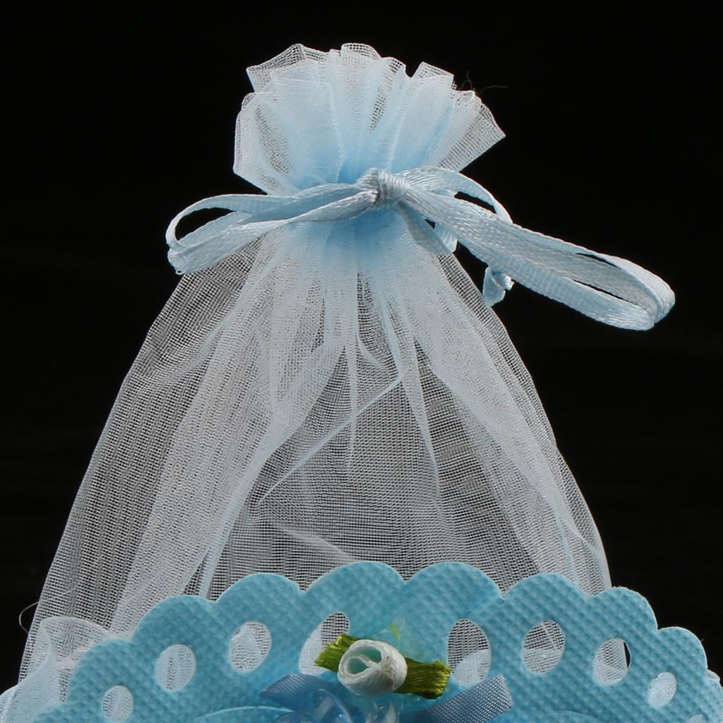 24 Pieces Gift Box Baby Shower Favor Blue