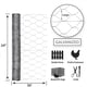 thumbnail image 2 of Esgrima para jardín, artesanía, acero galvanizado, 24 cm de alto x 15 m de largo, 2 of 5