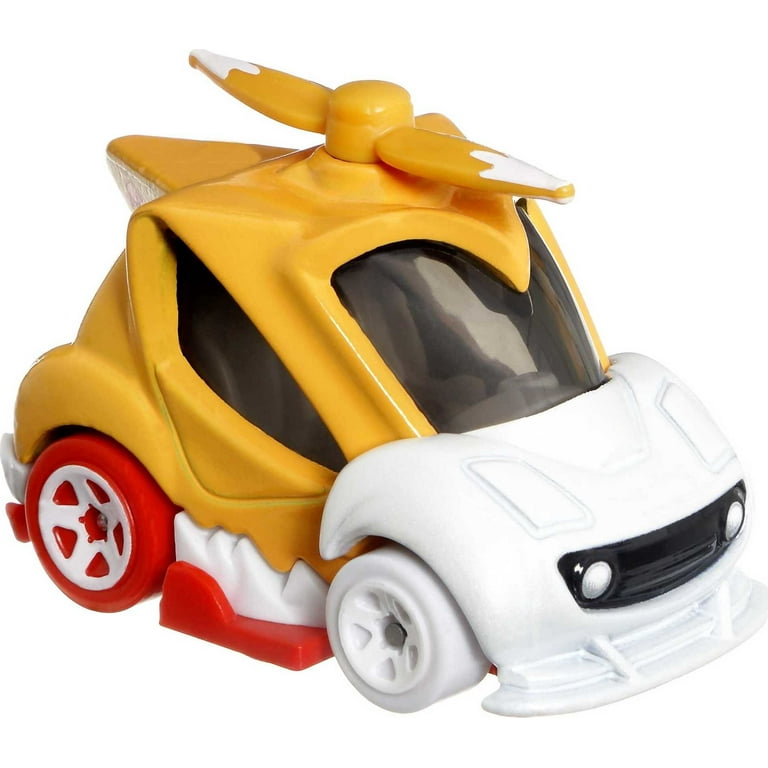 Hot Wheels Miles Tails Prower Character Car, Collectible 1:64 Scale Toy Car  Inspired by Sonic the Hedgehog 