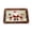 Santa with Two Elves, variant on QISIWOLE Festive Christmas Bath Mat, 23.62 x 15.75 Inch Plush Faux Wool, Soft Absorbent Non Slip Floor Cover for Bathroom Doorway Kitchen Sink, Santa and Elves Celebration