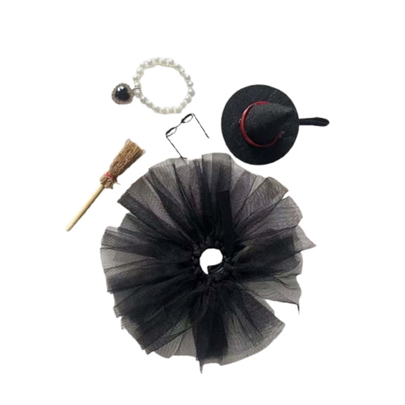 7 Inch Desktop Mini Goose Halloween Costume Set for Home Decor Display