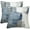 Blue and Grey Abstract Art, variant on Throw Pillow Covers Blue and Grey Abstract Art Pillow Covers 16x16 Inch Set of 2 Throw Pillows Decorative Pillow Cases Cushion Covers for Bedroom Livingroom Sofa Farm House