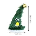 thumbnail image 4 of Rovga Christmas Decorations Xmas Music Swing Christmas Tree Xmas Hat Luminous Xmas Ornaments 19X9Cm C, 4 of 7
