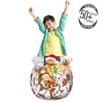 thumbnail image 3 of Kites Storage Toy Bag Chair, Delta Wing and Classic Kite Entertainment Hobby Summer Season Sunny Days Play Time, Stuffed Animal Organizer Washable Bag, Small Size, Multicolor, by Ambesonne, 3 of 3