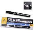thumbnail image 2 of Silver Liquid Markers Reflective Liquid Paint Pens Set High Gloss Art Car DIY Model Repair Markers Set For Plastic Glass Ceramic 2ml, 2 of 9