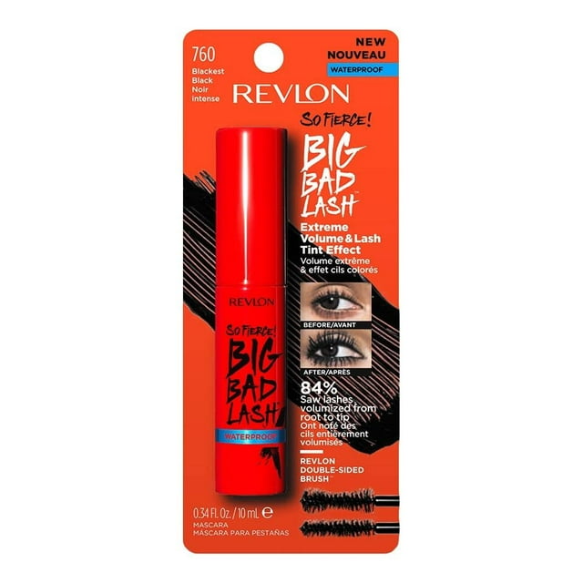 Máscara para pestañas Revlon So Fierce ! big bad lash negro a prueba de agua 10 ml