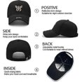 thumbnail image 4 of Baseball Cap for Men with Adjustable Buckle, Unisex Peaked Embroidery Breathable Summer Sun Hat Sports Cap for Outdoor Causal Coton Trucker Hip Hop, 4 of 5