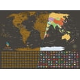 thumbnail image 6 of Scratch off the World Map Poster | Travel Tracker Map Print Flags of all Countries | The Most Detailed Scratch-off Map with all 210 Countries and Depended Territories | 17 X 24 | Amazing Prime, 6 of 7