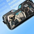thumbnail image 5 of 3D Cool Pug Couple Dogs Car Auto Sunshades Windshield Heat Protection, Dog Pet Lover Sun Shades Univeral Fit Cars Suv Truck . Car Decor Gifts For Dog Mom Dog Dad, 5 of 6