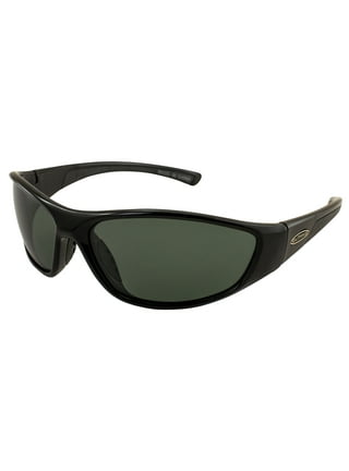 Sea Striker Classic Bill Collector Sunglasses, White Frame/Blue Mirror