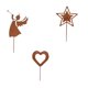 thumbnail image 5 of Estacas de metal decorativas para jardín navideño, microestatua paisajística Juego de 3 piezas estilo B, 5 of 9