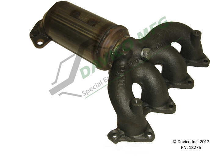 Davico Mfg Catalytic Converter P/N:18276 Fits select: 2006-2011 HYUNDAI ACCENT, 2006-2010 KIA RIO