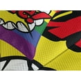 thumbnail image 4 of Ambesonne Rainbow Quilted Bedspread Set 3 Pcs, Pop Art Comics Pride, King Size, Multicolor, 4 of 5