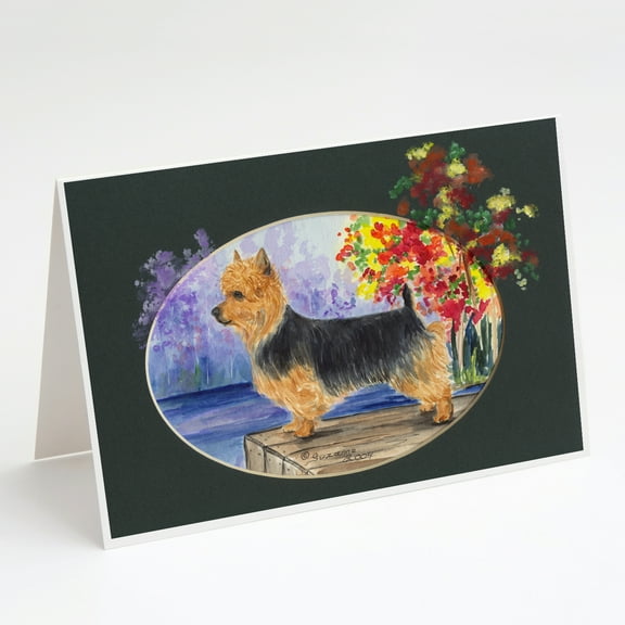 Australian Terrier Greeting Cards and Envelopes Pack of 8