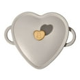 thumbnail image 4 of Beautiful 2QT Cast Iron Heart Dutch Oven, Porcini Taupe by Drew Barrymore, 4 of 10