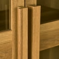 thumbnail image 6 of Better Homes & Gardens Ezra Glass Door Storage Accent Cabinet, Light Honey finish, 6 of 10