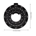 thumbnail image 3 of Outil Musical Rond de Cinquième Roue en Bois avec Tableau d'Accords de Guitare Livre de Musique et Support en Bois pour Instruments de Musique, 3 of 8