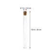 thumbnail image 2 of MasteelfCA 8Pcs Glass Test Tubes Liquid Storage Containers Round Bottom Tubes with Stoppers, 2 of 8